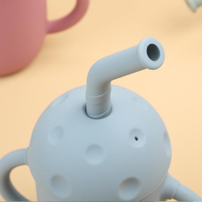 Малыш Sippy нового гриба дизайна 2021 органического форменный придает форму чашки чашки силикона тренировки младенца BPA свободные с соломами