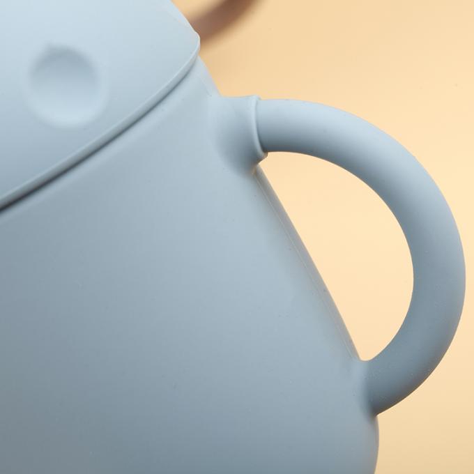 Малыш Sippy нового гриба дизайна 2021 органического форменный придает форму чашки чашки силикона тренировки младенца BPA свободные с соломами
