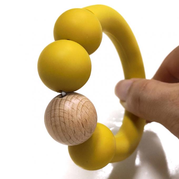 Младенец Teether новых продуктов забавляется сензорные кольца прорезывания зубов силикона для младенцев