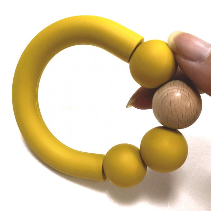Младенец Teether новых продуктов забавляется сензорные кольца прорезывания зубов силикона для младенцев