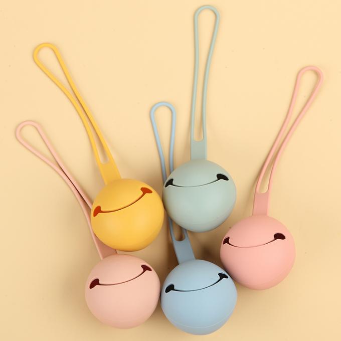 оптовый изготовленный на заказ держатель pacifier силикона младенца качества еды цвета 2021