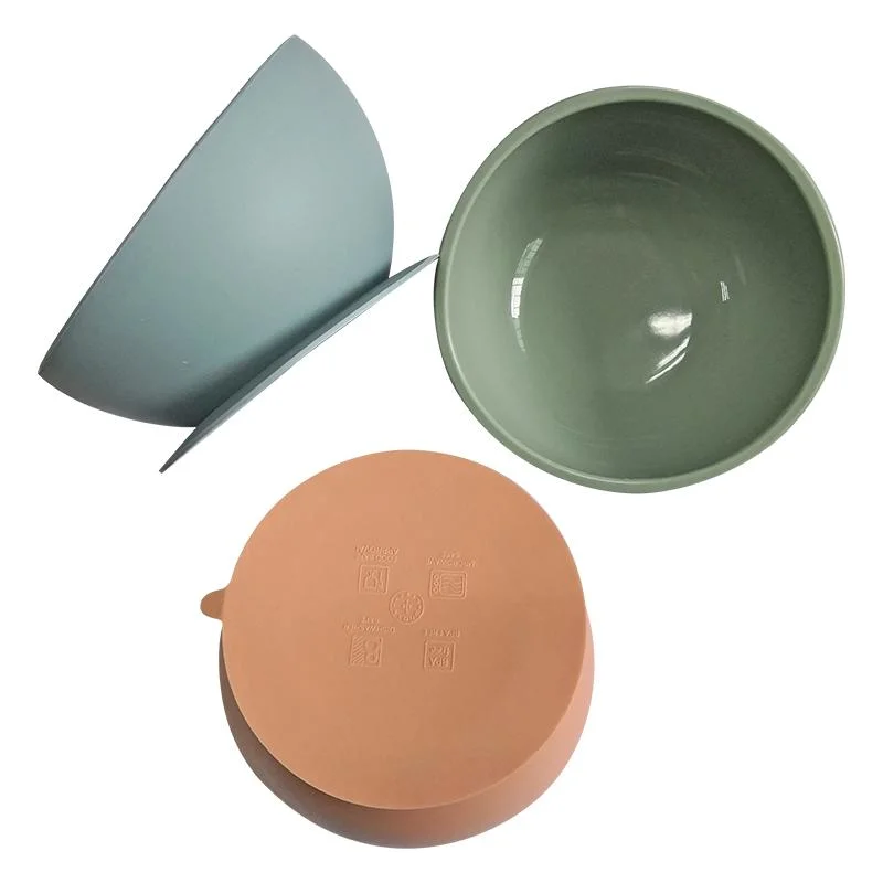 Шар 100% младенца Tableware силикона качества еды питаясь с всасыванием