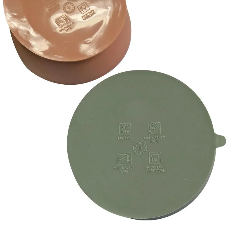Шар 100% младенца Tableware силикона качества еды питаясь с всасыванием