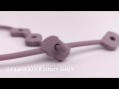 Зажим цепи Pacifier продуктов силикона младенца регулируемого прорезывания зубов фиктивный