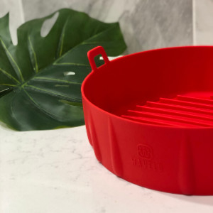 Food Grade Newly Designed Silicone Air Fryer Pot With Air Circulation