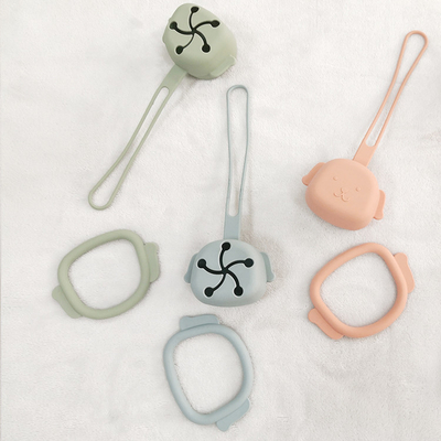 Easy Clean Baby Silicone Products Travel Storage Teething Pacifier Holder ODM 24g