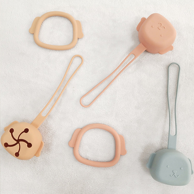 Easy Clean Baby Silicone Products Travel Storage Teething Pacifier Holder ODM 24g