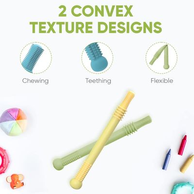 Мягкие ручки прорезывания зубов силикона 0.6x0.6 6.2inches на младенцы 0 6 месяцев